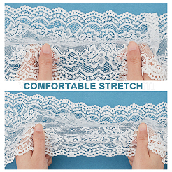 Elastic Lace Trim&nbsp;OCOR-WH0057-09A-01