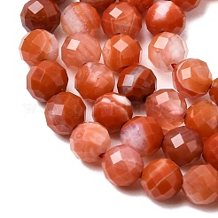 Natural Red Agate Beads Strands&nbsp;G-G343-B02-4mm