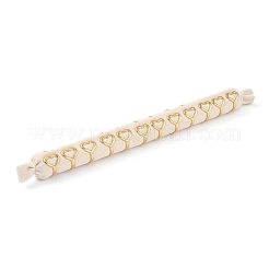 12Pcs Ion Plating(IP) 304 Stainless Steel Heart Open Cuff Rings for Women&nbsp;RJEW-G312-05G