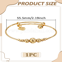 1Pc Brass Adjustable Bangle for Women&nbsp;BJEW-LP0003-40