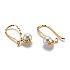 Brass Hoop Earrings&nbsp;EJEW-B005-01G