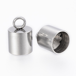 Tarnish Resistant 201 Stainless Steel Cord Ends&nbsp;STAS-H410-20P-C