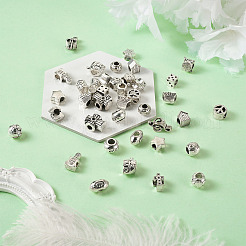 40Pcs 20 Style Zinc Alloy European Beads&nbsp;FIND-KS0001-20
