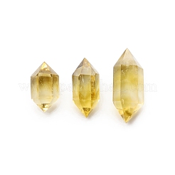 Double Tower Natural Citrine Healing Stone Wands&nbsp;PW-WG12520-02