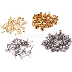 304 Stainless Steel Earring Findings Sets&nbsp;STAS-PH0010-26M