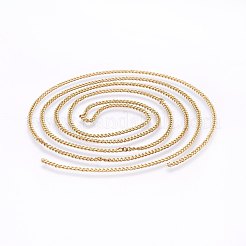 304 Stainless Steel Curb Chains&nbsp;CHS-I002-06G