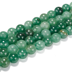 Natural Green Aventurine Beads Strands&nbsp;X-G-E380-02-8mm