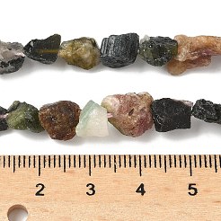 Raw Rough Natural Multicolor Tourmaline Beads Strands&nbsp;G-M453-C09