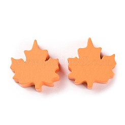 Spray Painted Natural Wood Beads&nbsp;WOOD-R272-01