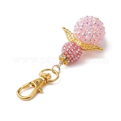 Angel Glass Seed Bead Pendant Decorations&nbsp;HJEW-MZ00088