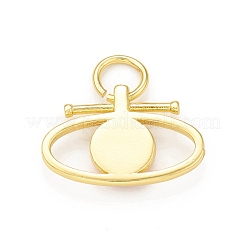 Rack Plating Brass Enamel Charms&nbsp;KK-C011-59G