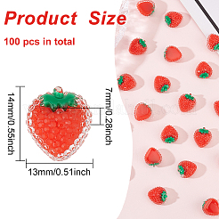 100Pcs Translucent Epoxy Resin Decoden Cabochons&nbsp;CRES-DC0001-01