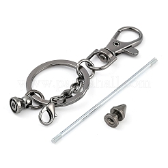 Metal Beadable Keychains&nbsp;LS-KEYC-D288-02B