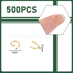 500Pcs 304 Stainless Steel Open Jump Rings&nbsp;STAS-UN0058-33