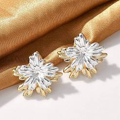 Brass Stud Earrings&nbsp;EJEW-P301-15