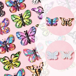 36Pcs 3 Styles Printed Translucent Acrylic Pendants&nbsp;MACR-FS0001-99
