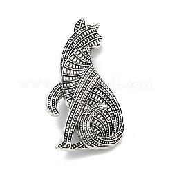 Persian Cat Alloy Brooches&nbsp;JEWB-Q004-03AS