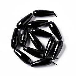 Natural Black Stone Beads Strands&nbsp;G-I328-04