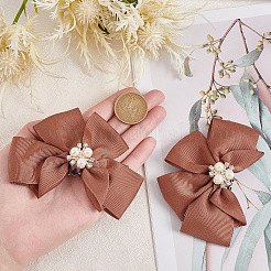 Polyester Bowknot Shoe Decorations&nbsp;FIND-GO0001-52B
