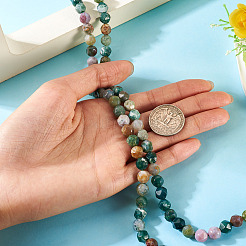 2 Strands Natural Indian Agate Beads Strands&nbsp;G-TA0002-54