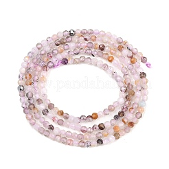 Natural Purple Rutilated Quartz Beads Strands&nbsp;G-RM250104-D7
