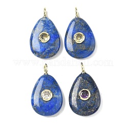 Natural Gemstone Pendants&nbsp;G-H318-04G