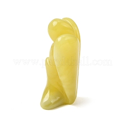 Natural Lemon Jade Angel Figurine&nbsp;DJEW-N006-01A-13