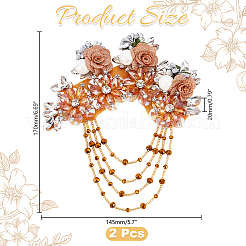 Floral Polyester Ornament Accessories&nbsp;DIY-WH0740-35A