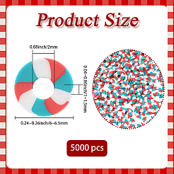 5000Pcs Handmade Polymer Clay Beads&nbsp;CLAY-PA0001-22