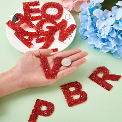 Alphabet Rhinestone Patches&nbsp;FW-TAC0001-01A
