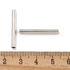 Brass Tube Beads&nbsp;KK-B120-03L-P