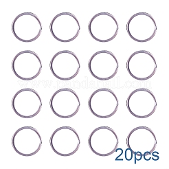 304 Stainless Steel Split Key Rings&nbsp;STAS-PH0005-01