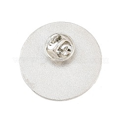 Gothic Printed Alloy Lapel Pin Backs for Backpack Clothes&nbsp;AL-CBA1C64-03P