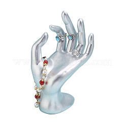 Resin Mannequin Hand Jewelry Display Holder Stands&nbsp;RDIS-WH0009-015A