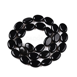 Natural Black Stone Beads Strands&nbsp;G-M206-47