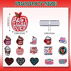 15Pcs 15 Styles Food Grade Silicone Focal Beads&nbsp;SIL-SZ0001-81