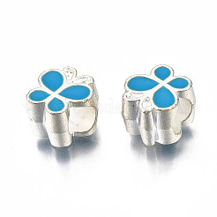 Alloy Enamel European Beads&nbsp;MPDL-T005-004B-RS