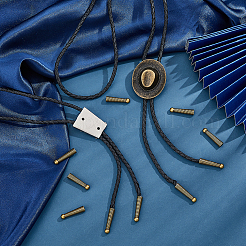 10Pcs Alloy Cord Ends&nbsp;FIND-FH0011-03AB