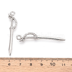 304 Stainless Steel Pendants&nbsp;STAS-N114-58P