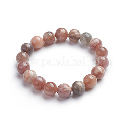 Natural Sunstone Stretch Bracelets&nbsp;BJEW-E373-10mm-04