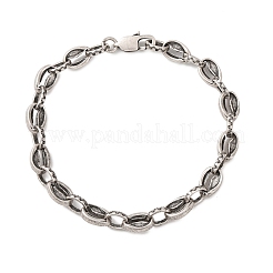 304 Stainless Steel Link Chain Bracelets for Women Men&nbsp;BJEW-C148-06AS