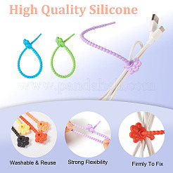 Silicone Cable Zip Ties&nbsp;AJEW-TAC0040-04A