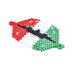 Handmade Seed Beads Links Connectors&nbsp;SEED-I012-57