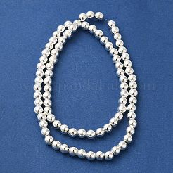 Electroplated Synthetic Magnetic Hematite Beads Strands&nbsp;G-I364-D01-S