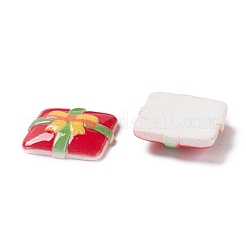 Christmas Themed Opaque Resin Cabochons&nbsp;CRES-P022-06