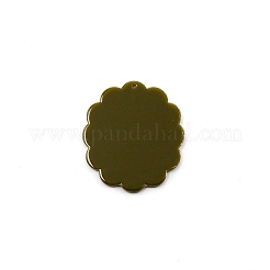 Opaque Embossed Printed Acrylic Pendants&nbsp;MACR-CJC0003-09B