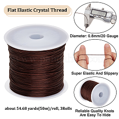 3 Rolls Flat Elastic Crystal String&nbsp;EW-BBC0001-03A
