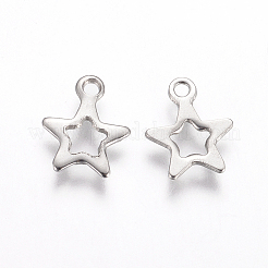 Tarnish Resistant 201 Stainless Steel Charms&nbsp;STAS-F039-51-P