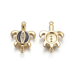 Brass Enamel Links Connectors&nbsp;KK-L177-43