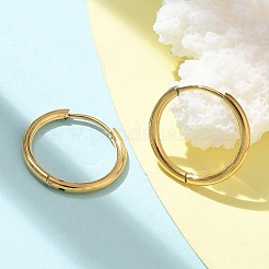 Ion Plating(IP) 304 Stainless Steel Hoop Earrings for Women&nbsp;EJEW-M089-02G
